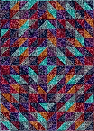 Connecting Threads Triangle Lap Throw Quilt Sewing Kit for Beginners by ConnectingThreads