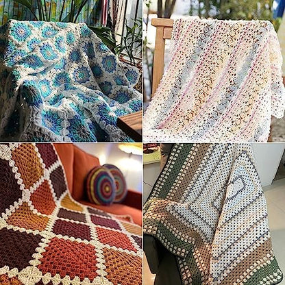 NICEEC 300g Soft Assorted Colors Yarn 100% Acrylic 870yds -Series 16 - Image 5