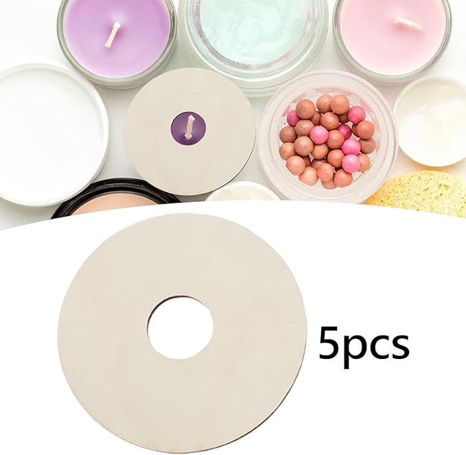 5X Wooden Wick Centering Tool Practical Round Easy Use Manual Tool Candle Wick Stabilizer for Candle DIY Making Home Use, A