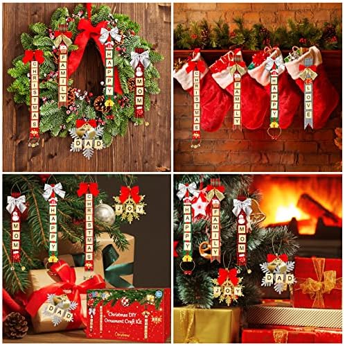 MGparty 312 Pieces Christmas Ornaments DIY Christmas Tree Ornaments Xmas Arts and Crafts Decorations Supplies for Kids Adults - Image 6