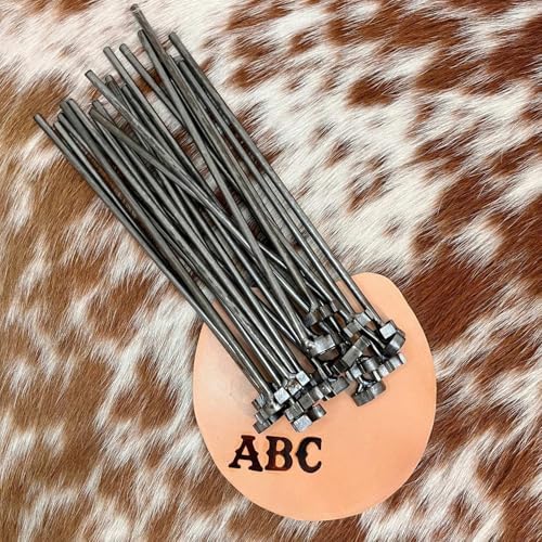 3/4" Number Mini Steel Branding Irons Kit for Hats, Wood Burning, DIY Beginner Adult Crafts Bullet Points - Image 3