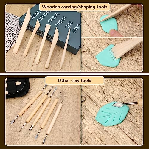 Clay Tools Kit, Pottery Tools, Polymer Clay Tools, Clay Sculpting Tools - Image 5
