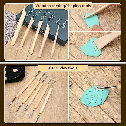 Clay Tools Kit, Pottery Tools, Polymer Clay Tools, Clay Sculpting Tools - Image 5