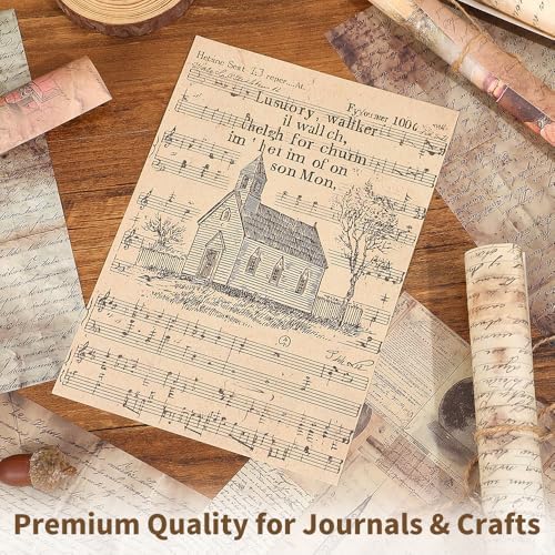 icceemee 160 Sheets of pinstripe Scrapbook Paper, journaling Scrapbook Supplies Craft Collage Paper Set, Junk Journal Bullet Journal Poster Room Decor for Card Making Decorative Gifts - Image 5