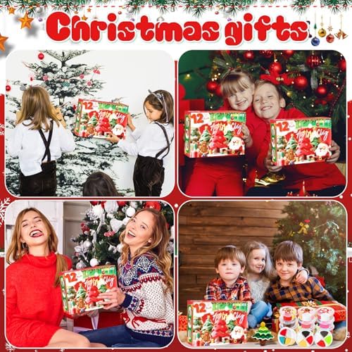 MuseLuxe Air Dry Clay - 12 Boxes Christmas Modeling Clay Kit - Image 6