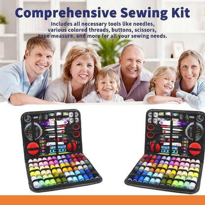 Premium Sewing Kit for Adults, Portable with Complete Sewing Supplies, Sewing Thread, Needle Threaders, Hand Sewing Kit & Needle and Thread Kit for Travel & Home Repair - Image 5