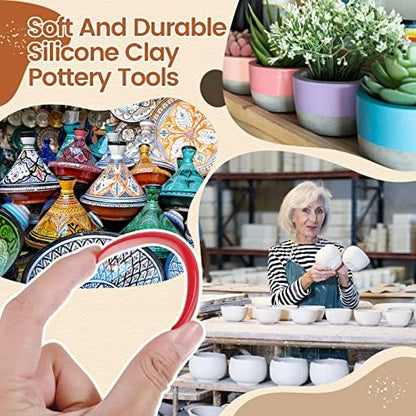 Sherr 21 Pcs Pottery Ribs for Pottery Tools,Bright Color,Classic Style - Image 4