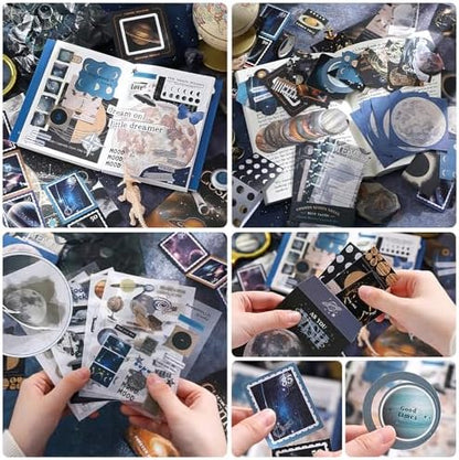 Scrapbooking Supplies Kit, Aesthetic Junk Journal Supplies, Scrapbook Kit - Image 4