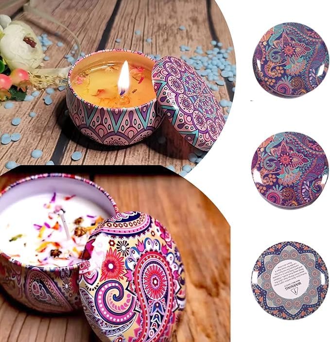 Harnico Candle Making Kit with Candle Wax Melter 1300ML Melting Pot 304 Stainless Steel Candle Pouring Pot for Melting Wax, Including 100pcs Candle Wicks, Mixing Spoon, Center Devices, Wick Sticker - Image 4