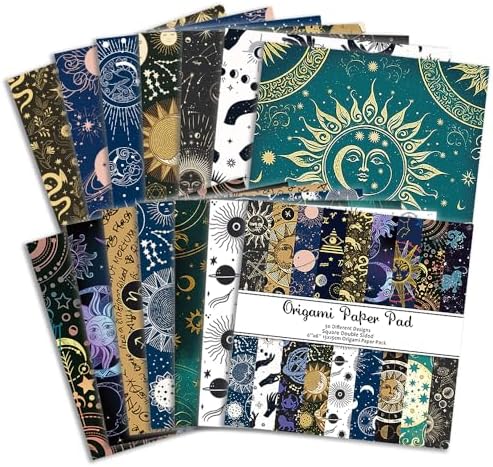Origami Paper 50 Sheets, 6-Inch Square Double Sided Colored Craft Paper - Image 3