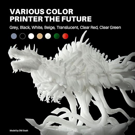 ELEGOO ABS-Like Resin 3.0+, Upgraded 3D Printer Photopolymer Resin, Higher Heat-Resistance Fast Curing High Precision Non-Brittle, Grey 2000g