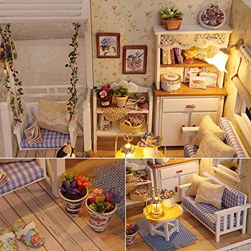 DIY Miniature Dollhouse Kit with Furniture Plus Dust Proof - Image 4