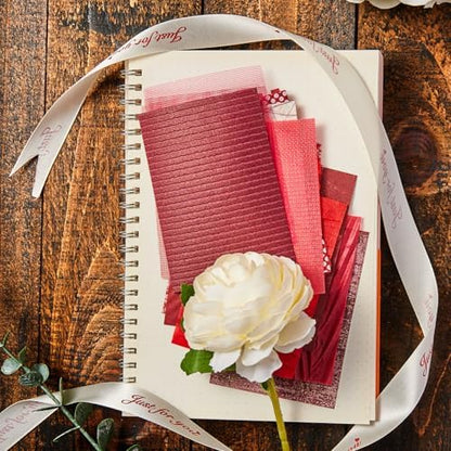 208 Sheets A7 Scrapbook Paper Kit, 12 Colors Mixed Textured Papers - Image 6