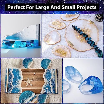 KISREL 82OZ Crystal Clear Epoxy Resin Kit - No Yellowing No Bubble for Art - Image 6