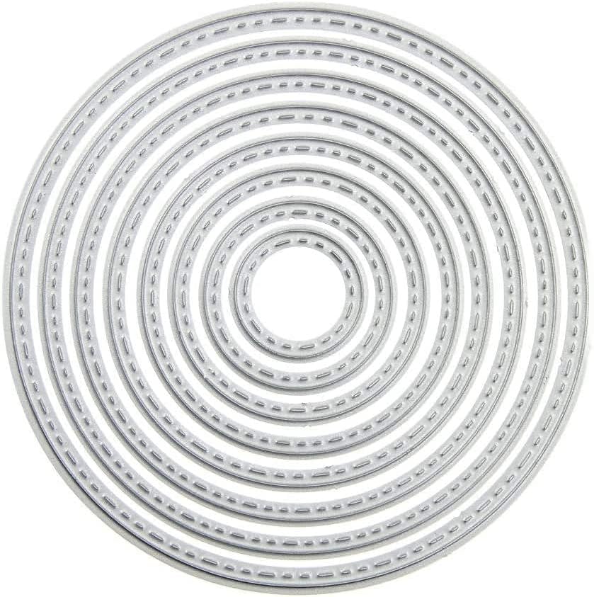 Big Round Cutting Dies Handmade DIY Paper Cards Album Decoration Stencils Template Embossing for Card Scrapbooking Craft Circle - Image 5