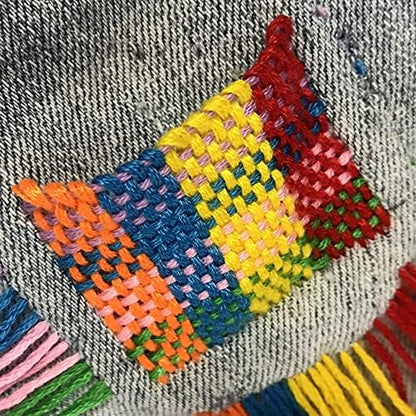Cuptisserie 21 Hooks Speedweve Darning Loom for Repair Jeans/Socks, Weaving Loom for Visible Mending - Image 3
