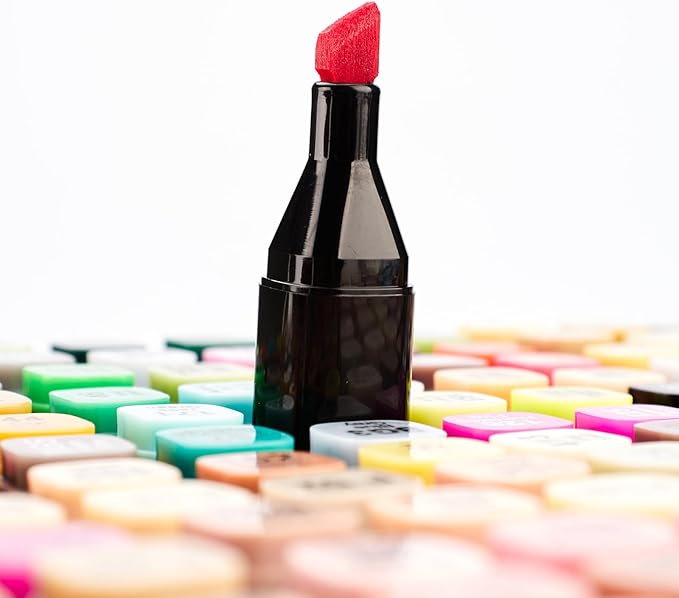 Hopesky 168 Colors Alcohol Markers - Dual Tip Permanent Art Markers Set for Coloring Drawing Painting, Fine and Chisel Tip Alcohol Based Pens with Carrying Case for Adult Artists