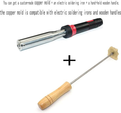 Custom Branding Iron for Wood Logo, for Wood Branding Iron Personalized Branding Iron stmap (1"x1" Electronic Soldering Iron)
