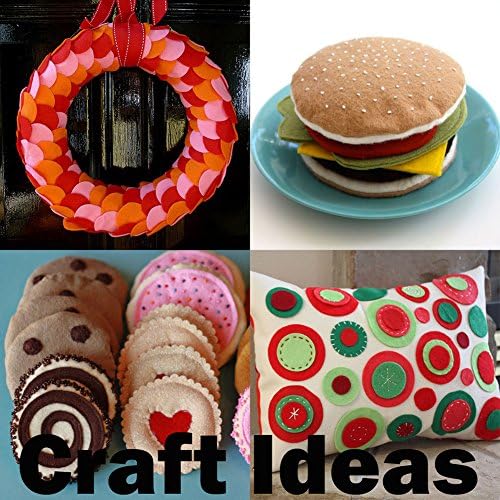 Playfully Ever After Black Craft Felt Circles (1 Inch - 100pc) - Image 5