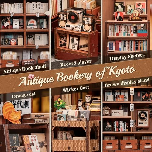 Cutefun Book Nook Kit - DIY Miniature Dollhouse kit for Adults - Image 4