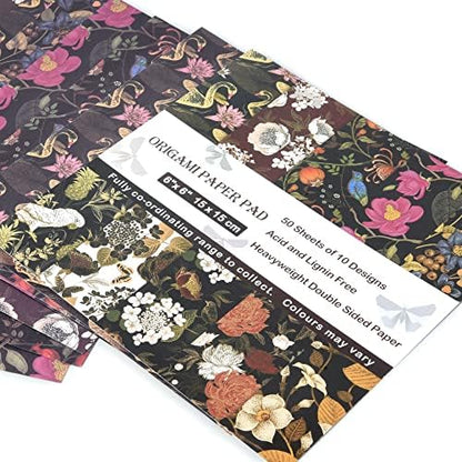Origami Paper Kit 100 Sheets, 6x6 Inch Double Sided 40 Vivid Colored Paper - Image 4