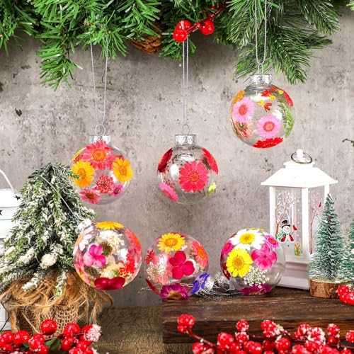 Tinideya 184 Pcs 12 Sets DIY Christmas Ball Ornaments Kit Hanging Adults - Image 4
