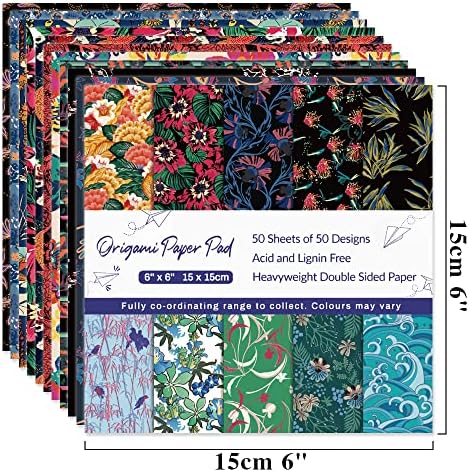 Origami Paper Kit 100 Sheets, 6x6 Inch Double Sided 40 Vivid Colored Paper - Image 3