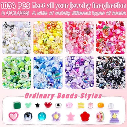 TOHONGADON 2200 PCS DIY Bag Charm Kits,Assorted 8 Color,with Video Tutorial - Image 2