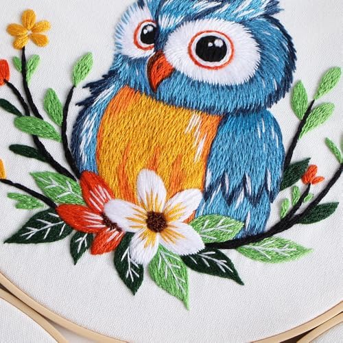 COCOMOX Embroidery Kit for Beginners, Hand Craft Practice Embroidery Kits - Image 3