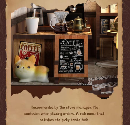 DIY Miniature Dollhouse Kit, 3D Wooden Puzzle Coffee Shop Model, Creative Mini Cafe Building Set with Furniture, Arts and Crafts Gift for Adults & Teens (Country Cafe) - Image 5