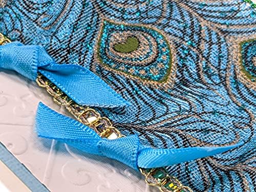 DIY Greeting Card Kit - Ribbon Cards - Handmade DIY Card Kits - Craft Kits for Kids & Adults - Card Making Kit, Thank You & Birthday Cards - Card Maker Kit for 10 Project Card (Peacock Blue) - Image 7