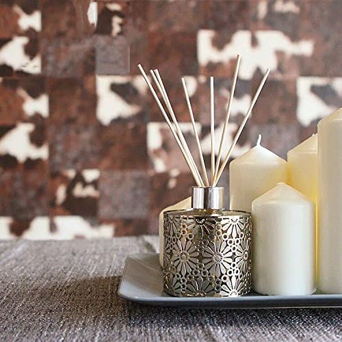 HOSSIAN 50pcs Reed Diffuser Sticks - Wood Rattan-Reed Sticks -Essential Oil Aroma Diffuser Sticks- Spa-Aromatherapy(10"/25cm)