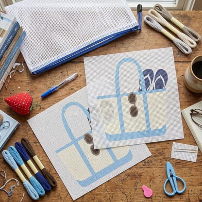 XunYee Needlepoint Canvas Kit, Tote - Image 6