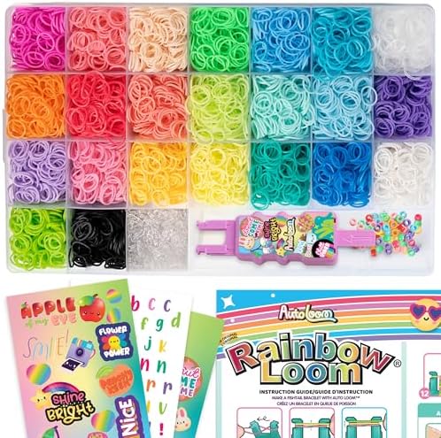 Rainbow Loom 9000 Bands AutoLoom Creation Case - DIY Jewelry Making Kit by RainbowLoom