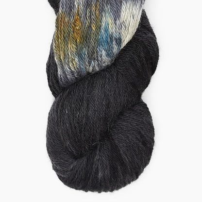 100% Baby Alpaca Yarn Wool 100g Hank DK Weight Hand Dyed Made in Peru - Heavenly Soft and Perfect for Knitting and Crocheting (Stormy Clouds, DK Hand Dyed - 100g Hank)