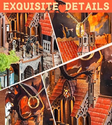 Spilay Book Nook Kit for Adults, Magic Miniature House Building Kit - Image 5