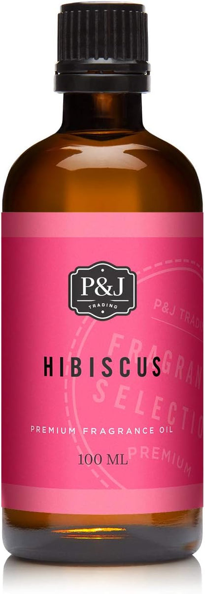P&J Fragrance Oil - Hibiscus Scented Candle Making, Soap Making, Diffuser Oil, 100ml