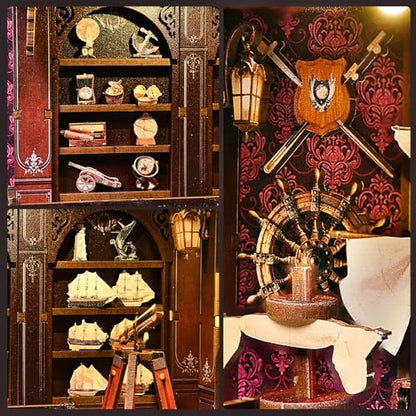 Book Nook Kit DIY Miniature House Dollhouse 3D Puzzle - Image 4