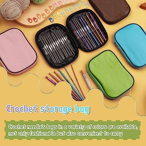 IMZAY 54 Pcs Crochet Hooks Set 0.6–6.5mm Ergonomic Crochet Needles Set - Image 5