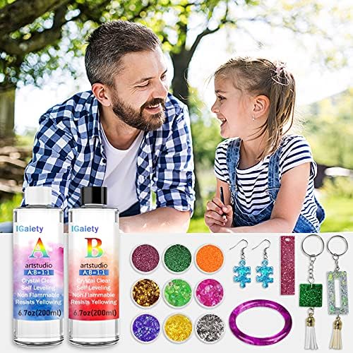 IGaiety Resin Jewelry Making Kit with Silicone Molds, 278PCS Starter Set - Image 6