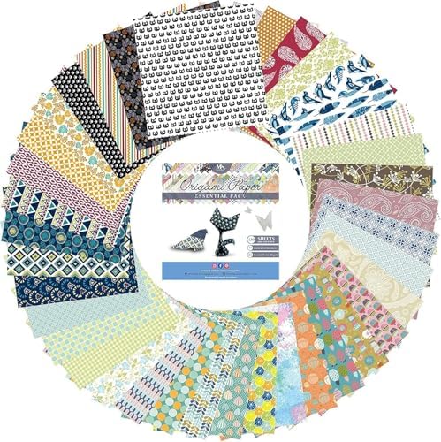 MozArt Japanese Origami Paper 120 Sheets 6x6 Folding Kit Kids Adults by MozArtSupplies