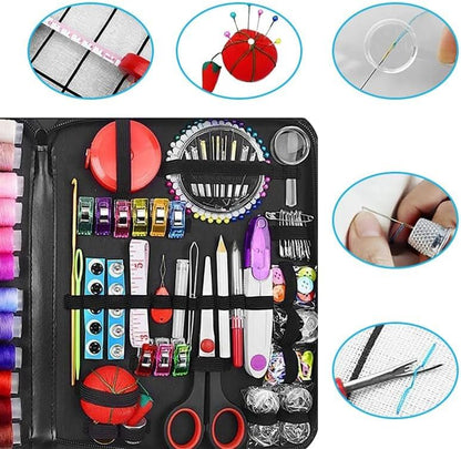 Premium Sewing Kit for Adults, Portable with Complete Sewing Supplies, Sewing Thread, Needle Threaders, Hand Sewing Kit & Needle and Thread Kit for Travel & Home Repair - Image 4