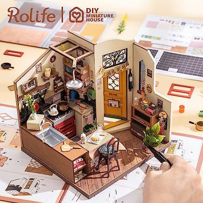 Rolife DIY Miniature House Kits for Adults -Cozy Kitchen (Advanced Level) - Image 5