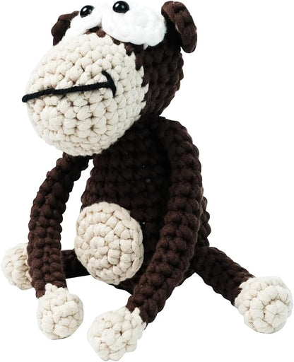 Utook Crochet Kit for Beginners, Crochet Animal Kit,Crochet Kits for Beginners Adults and Children, with Instructional Videos and Paper Tutorials, Handmade Crafts, Holiday Gifts (Orangutan)