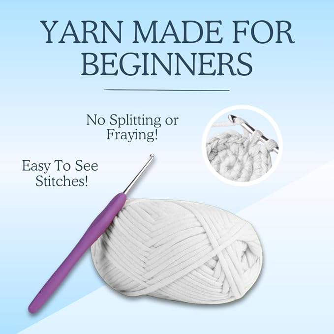 KelliDream Magic Circle Tool Inclusive Learn to Crochet Kit for Beginners; Step-by-Step Video Tutorials; All Supplies to Make Cute Amigurumi (Sea Creatures)