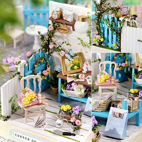 DIY Miniature Dollhouse Kit with Furniture Plus Dust Proof for Teens Adults - Image 4
