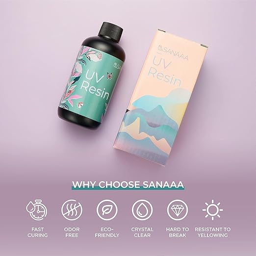 UV Resin Kit with Drill Pen- 400g/14oz One Minute Fast Curing Clear Hard Type for Polymer Clay Seal, Tumbler, Pen, DIY Earring Pendant Jewelry Making