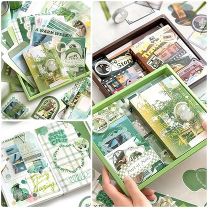 Scrapbooking Supplies Kit, Aesthetic Junk Journal Supplies, Scrapbook Kit - Image 3