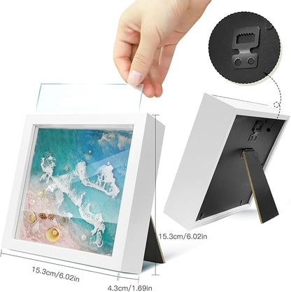 iLAND Craft Kits for Teens Adults Women UV Resin Kit for Beginners Sea Arts Beach Crafting Project DIY Costal Decor Making Set for Teens 14-16 Girls Fun Crafty Gifts for Women Christmas Gift Romantic