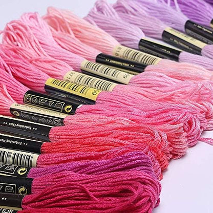 LOVIMAG Embroidery Thread 140pcs Friendship Bracelet String Floss Kit Yarn - Image 4